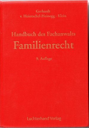 Handbuch des Fachanwalts Familienrecht