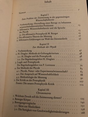 gebrauchtes Buch – Peter Janich – Die Protophysik der Zeit