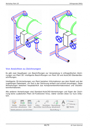 neues Buch – Frank Kümmel – Plant 3D – Ortho DWG