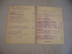 gebrauchtes Buch – Gasthof Höllbräu Speisekarte + Tageskarte von 19.08.1980