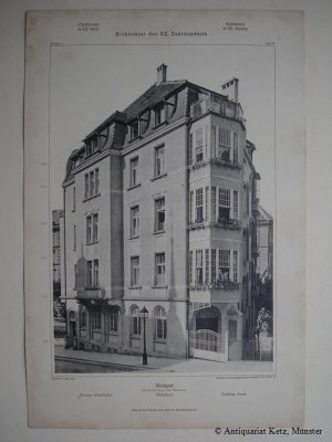 Architektur des XX. Jahrhunderts. Zeitschrift für moderne Baukunst. 6. Jahrgang. 4. Heft.