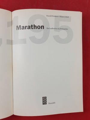 gebrauchtes Buch – Krämer, Harald; Zobel, Klaus – Marathon