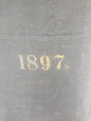 antiquarisches Buch – J.C. Hinrichs'sche Buchhandlung  – Verzeichnis Bücher, Landkarten, Zeitschriften u. 1897, 1. und 2. Halbjahr in einem Band