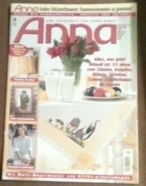 Anna Spass mit Handarbeiten  Kreativ und aktuell 4 April   2002