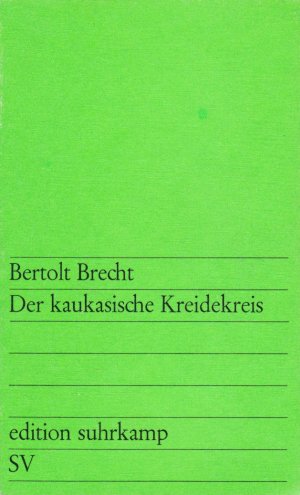 gebrauchtes Buch – Bertolt Brecht – Der kaukasische Kreidekreis