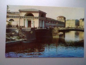 gebrauchtes Buch – Leningrad / Sankt Petersburg - Brücken  über Fluss Moika und Gribojedow-Kanal - Russland (ungelaufen) Ansichtskarte