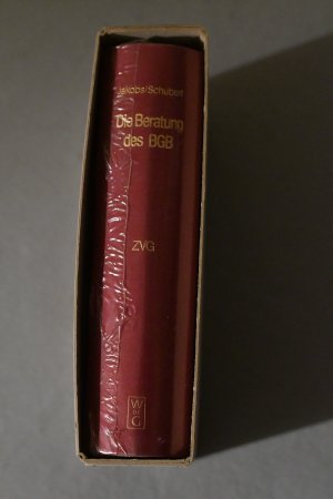gebrauchtes Buch – Jakobs, Horst Heinrich – Die Beratung des Bürgerlichen Gesetzbuchs / Sachenrecht IV - Gesetz über die Zwangsversteigerung und die Zwangsverwaltung