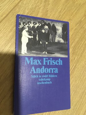 gebrauchtes Buch – Max Frisch – Andorra - Stück in zwölf Bildern