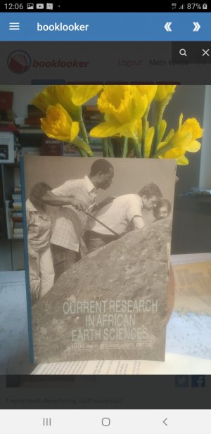 gebrauchtes Buch – Matheis /Schandelmeier – Current Research in African Earth Sciences