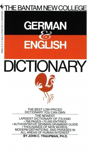 Bildtext: The Bantam New College German & English Dictionary - Bilingual Edition von John Traupman