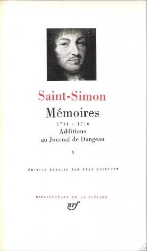 Mémoires 1714 - 1716. Additions au Journal de Dangeau V.