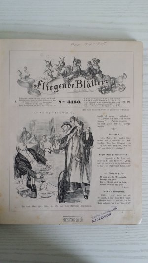 Fliegende Blätter Band 25 Nr 3180 3192 3193 3194- aus 1906-Satire Humor Reklame