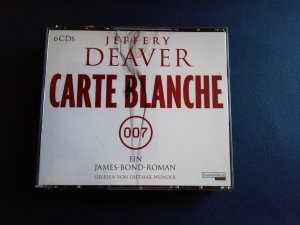 gebrauchtes Hörbuch – Jeffrey Deaver – Carte Blanche - ein 007 Thriller