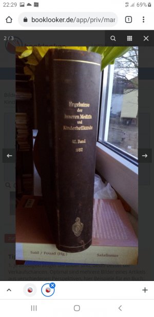 antiquarisches Buch – Czerny, A. / Kraus – Ergebnisse der Inneren Medizin und Kinderheilkunde. 42.Band.