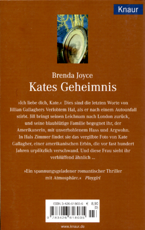 gebrauchtes Buch – Brenda Joyce – Kates Geheimnis