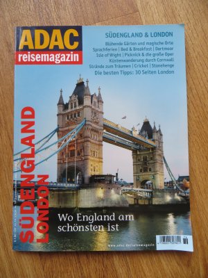 gebrauchtes Buch – ADAC – ADAC-Reisemagazin Südengland und London - die besten Tipps: 30 Seiten London