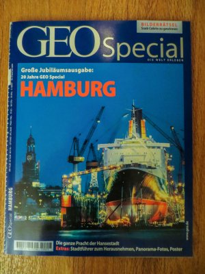 gebrauchtes Buch – Geo Special – Hamburg - große Jubiläumsausgabe - mit Stadtführer zum Herausnehmen, Panorama-Fotos, poster