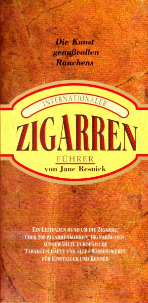 gebrauchtes Buch – Jane Resnick – Zigarrenführer