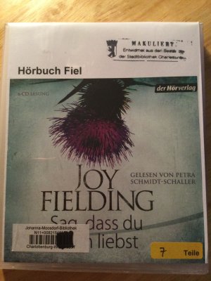 gebrauchtes Hörbuch – Joy Fielding – Sag, dass du mich liebst