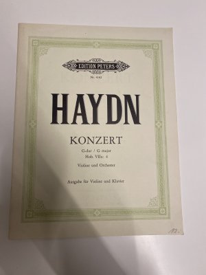 Haydn Konzert G-dur / G major Hob. VIIa:4 Violine und Orchester