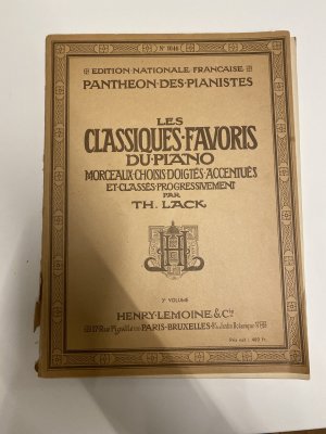 Les classiques favoris du piano