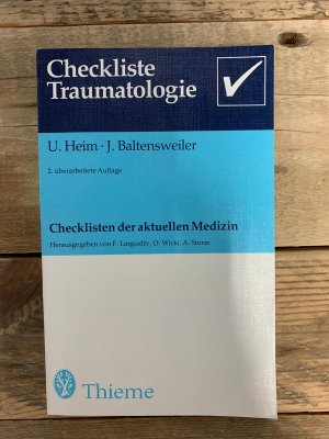 Checkliste Traumatologie