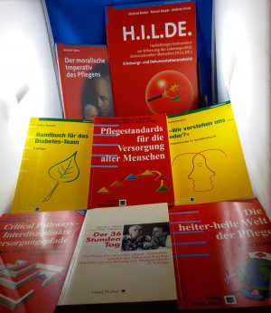 7er-Set vom Verlag Hogrefe mit Hilde, Diabetes, Pflegestandards -> Pflegeberufe