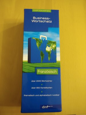 gebrauchtes Buch – Business-Wortschatz Französisch, Karteikarten