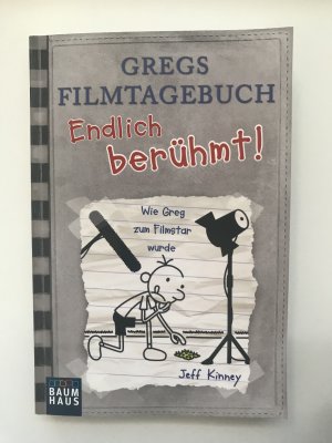 gebrauchtes Buch – Jeff Kinney – Gregs Filmtagebuch - Endlich berühmt! - Wie Greg zum Filmstar wurde