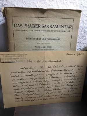 Das Prager Sakramentar, ZWEITER Band: Prolegomena und Textausgabe Mit zwei Anhängen: I. Die dem Sakramentar vorangehenden Texte über die Creatio Mundi […]