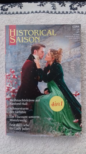 gebrauchtes Buch – Herries, Anne; Kelly – Weihnachtsküsse auf Banford Hall/Schneesturm der Gefühle/Ein Viscount unterm Mistelzweig/Fest der Liebe für Lady Juliet (Historical Saison 77)