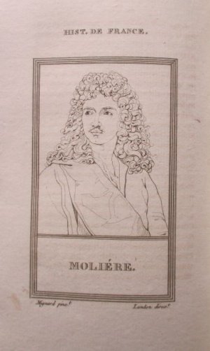 Porträt. Brustbild. Kupferstich von C. P. Landon nach Mignard, 17 x 10 cm, 1806.