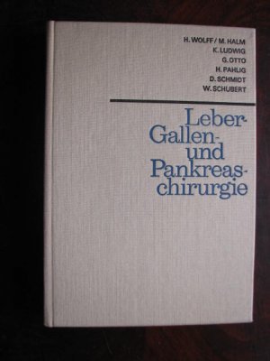 Leber-, Gallen- und Pankreaschirurgie