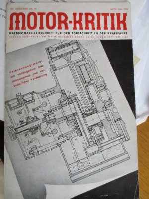 Motor-Kritik Halbmonats-Zeitschrift 1935 Mitte Mai