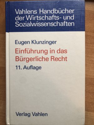 Einführung in das Bürgerliche Recht