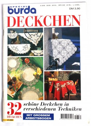 SPECIAL  burda --  DECKCHEN (E2018) --  36/95