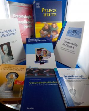 8er-Set mit PFLEGE HEUTE, Recht, Gerontologie, Psychiatrie, Gesundheitsförderung