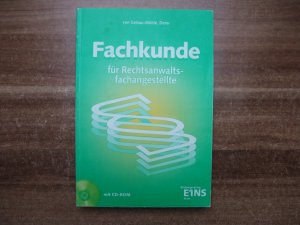 Fachkunde für Rechtsanwaltsfachangestellte - Schülerband, MIT CD