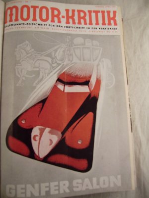 Motor-Kritik Halbmonats-Zeitschrift für den Fortschritt in der Kraftfahrt XVII. Jahrgang Nr. 7 Anfang April 1937