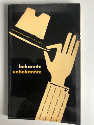 gebrauchtes Buch – R.G.Heym – bekannte unbekannte