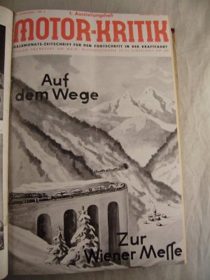 Motor-Kritik Halbmonats-Zeitschrift für den Fortschritt in der Kraftfahrt XXI. Jahrgang Nr. 5 Anfang März 1941