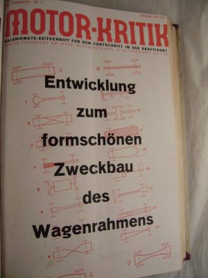 Motor-Kritik Halbmonats-Zeitschrift für den Fortschritt in der Kraftfahrt XXI. Jahrgang Nr. 11 Anfang Juni 1941