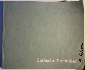 gebrauchtes Buch – Hans Wallenberg – Grafische Techniken - Eine Ausstellung des Neuen Berliner Kunstvereins in den Räumen der Kunstbibliothek.