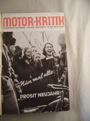 Motor-Kritik Halbmonats-Zeitschrift für den Fortschritt in der Kraftfahrt XXII. Jahrgang Nr. 1 Anfang Januar 1942