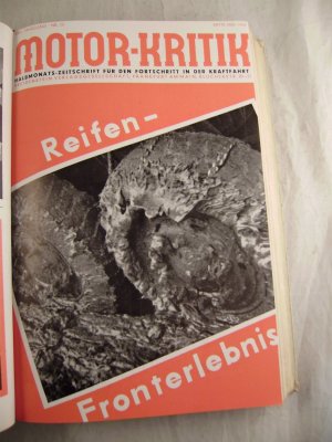 Motor-Kritik Halbmonats-Zeitschrift für den Fortschritt in der Kraftfahrt XXII. Jahrgang Nr. 10 Mitte Mai 1942