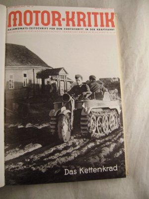 Motor-Kritik Halbmonats-Zeitschrift für den Fortschritt in der Kraftfahrt XXII. Jahrgang Nr. 16 Mitte August 1942