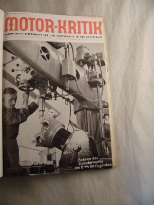 Motor-Kritik Halbmonats-Zeitschrift für den Fortschritt in der Kraftfahrt XXII. Jahrgang Nr. 22 Mitte November 1942