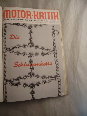 Motor-Kritik Halbmonats-Zeitschrift für den Fortschritt in der Kraftfahrt XXII. Jahrgang Nr. 23 Anfang Dezember 1942