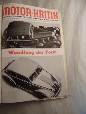 Motor-Kritik Halbmonats-Zeitschrift für den Fortschritt in der Kraftfahrt XXII. Jahrgang Nr. 24 Mitte Dezember 1942