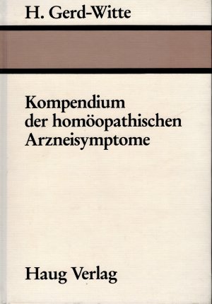 Kompendium der homöopathischen Arzneisymptome.